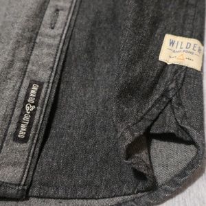 Black Everyday Denim Adventure Button Up